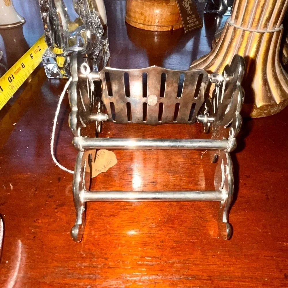 Silver Plate Knife Rest - Italy Silverplate Knife Holder - Vintage Knife Rest